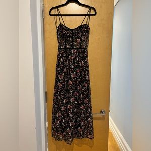 Allen Schwartz - Eden Bustier Midi Dress - Color Black - Size 4 - New with Tags